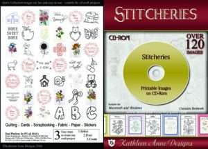 Stitchery Designs on CD Save $20