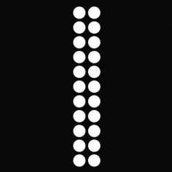 Rhinestone iron on letter I