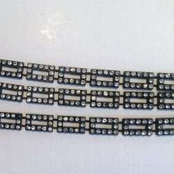 Diamante Crystal Trim Rectangle