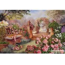 Embroidery English Garden Arch