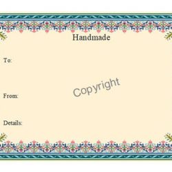 Quilt label V14 Art Nouveau