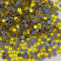 Iron on Rhinestone Crystals Citrine