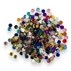 Iron on Rhinestone Crystals Multicoloured
