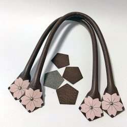 Bag Handles leather cute flower pots