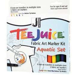JACQUARD Tee Juice Fabric Marker Kit Aquatic Set