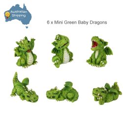 Baby Dragon Statues SET/6