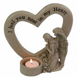 Angel Heart Candle Holder Memorial Free Gift