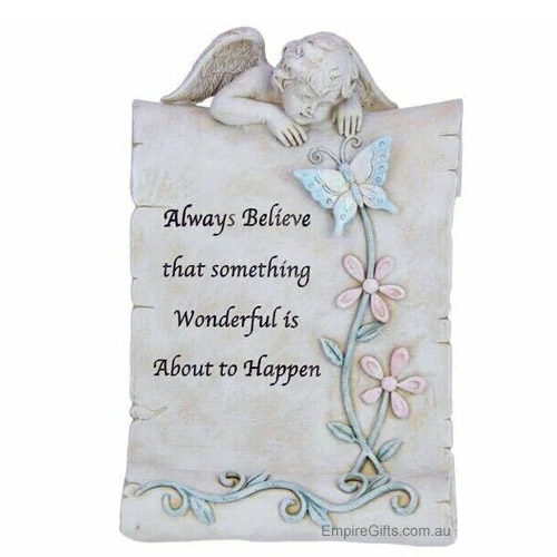 Angel Cherub Figurine Always Believe