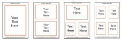 template layout for photo printing