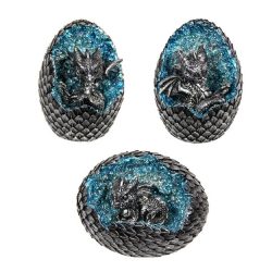 Baby Dragon Crystal Egg Figurine